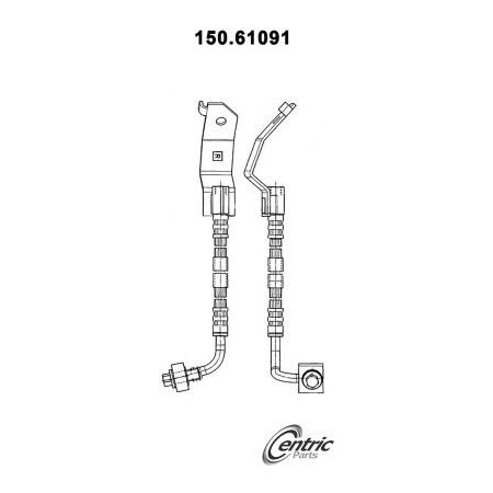 Centric Centric Brake Hose, Centric Parts 150.61091 150.61091
